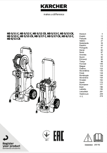 Manual de instrucciones Karcher HD 5 15 C II
